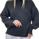 maglione con mezzo collo milly